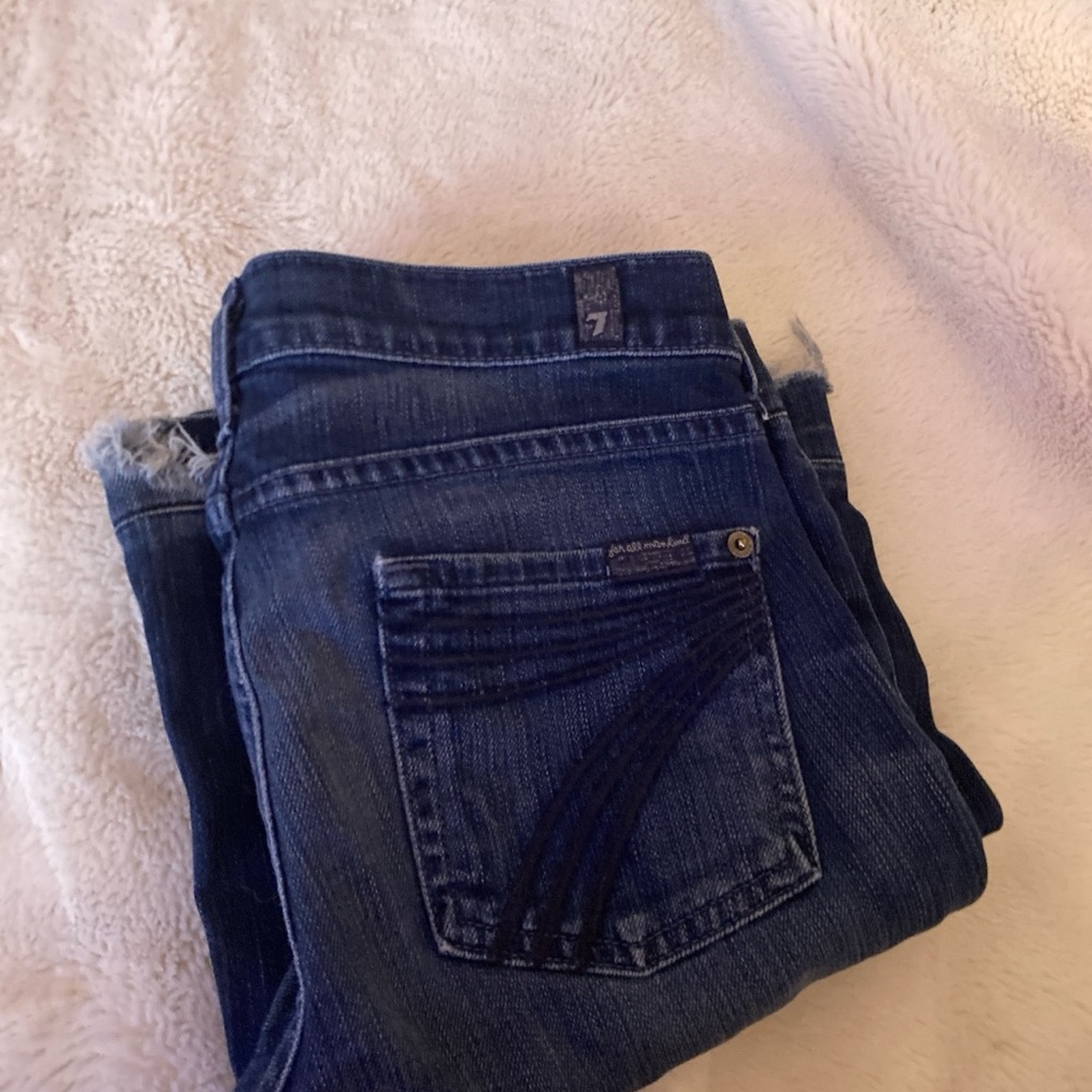 7 For All Mankind Women's Blue Jeans